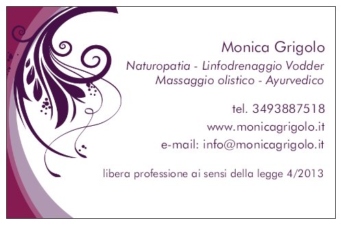 Monica Grigolo: naturopata e massaggiatrice olistica